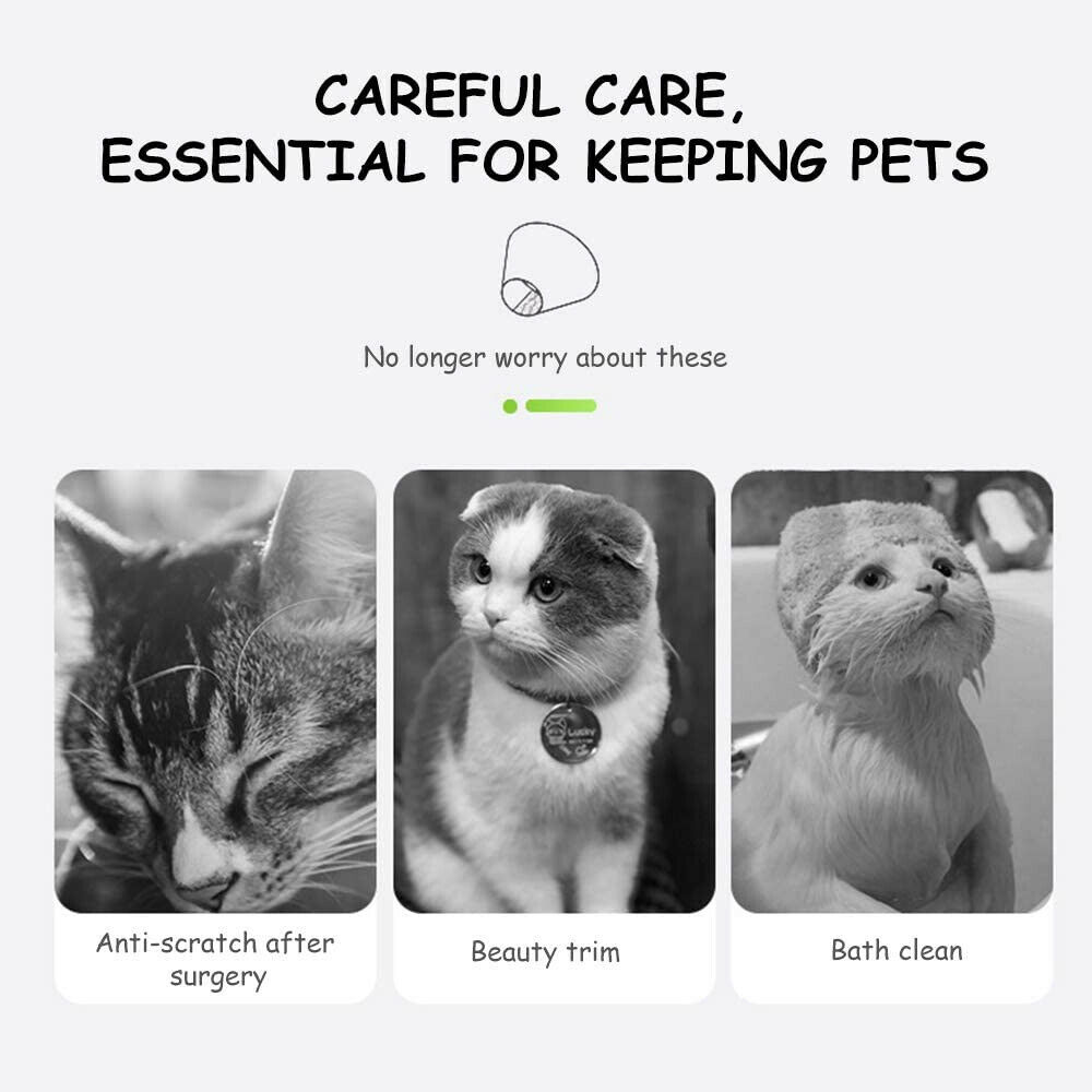Cute Fruit Recovery Collar for Cats & Dogs | Soft Adjustable E-Collar After Surgery