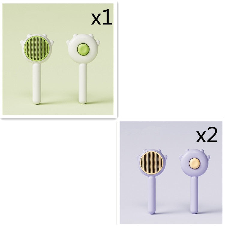 Pet Grooming Comb with Hair Removal & Massage | Cat & Dog Deshedding Brush
