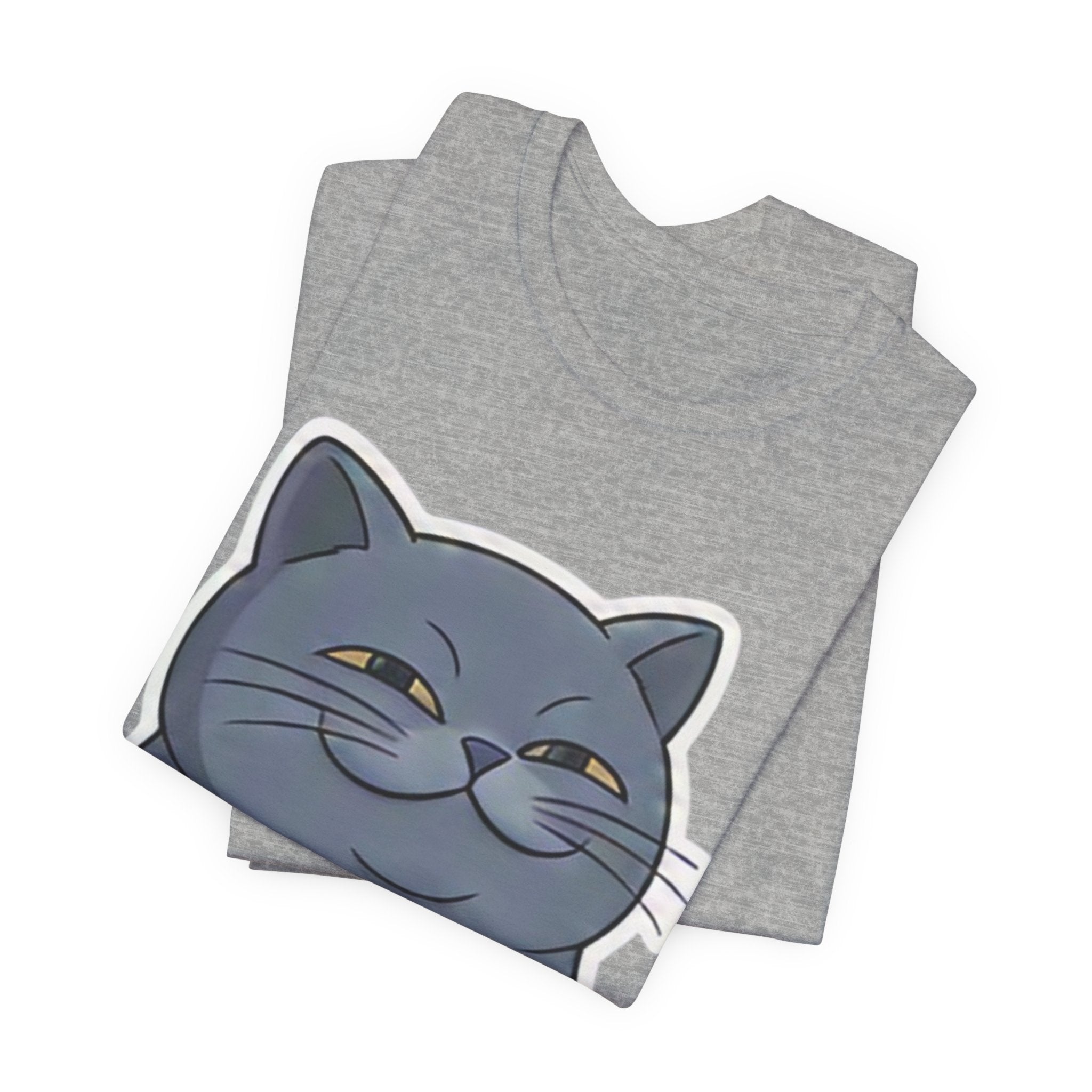Smirking Cat Face I Know The Answer I'm Just Too Lazy To Tell You Tee