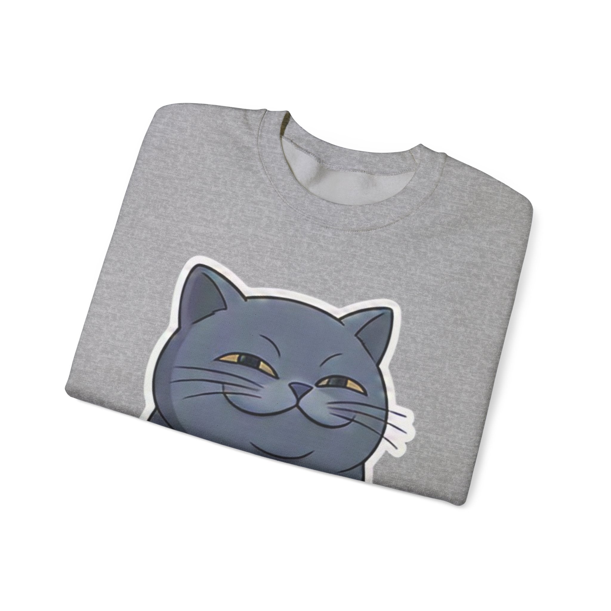 Smirking Cat Face I Know The Answer I'm Just Too Lazy To Tell You Sweatshirt