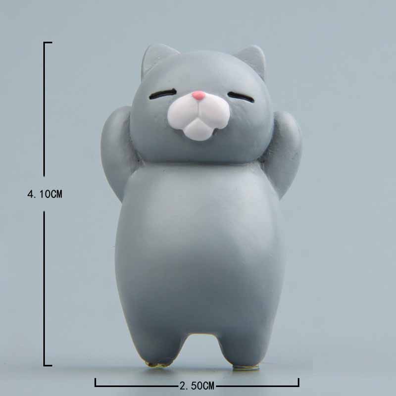 Cute Cat Resin Fridge Magnet | Cartoon Animal Home Decoration