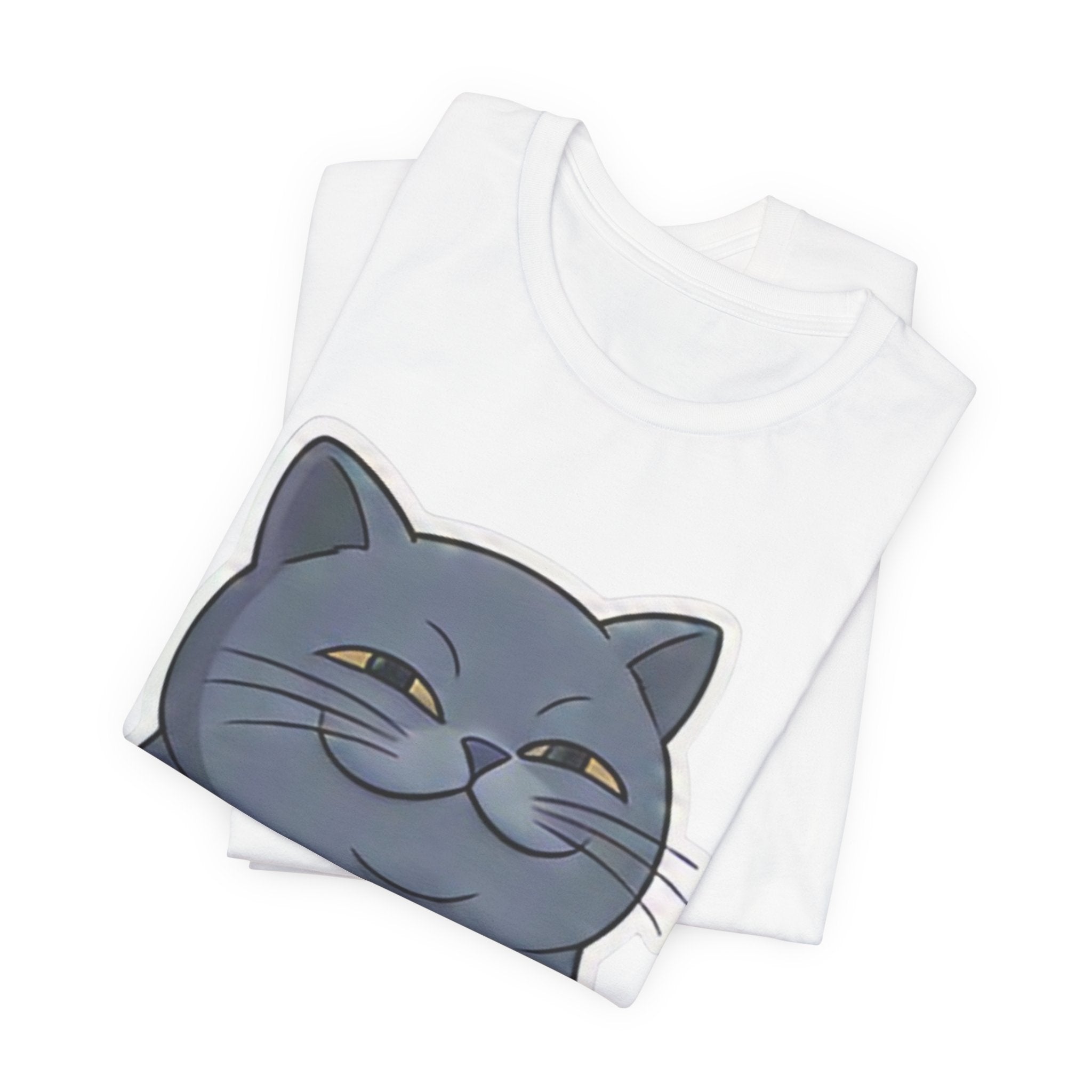 Smirking Cat Face I Know The Answer I'm Just Too Lazy To Tell You Tee