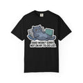 Lazy Cat Illustration Hard Work? Sorry T-shirt | Funny Cat Tee
