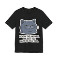 Smirking Cat Face I Know The Answer I'm Just Too Lazy To Tell You Tee