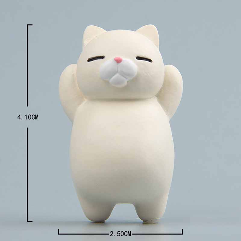 Cute Cat Resin Fridge Magnet | Cartoon Animal Home Decoration