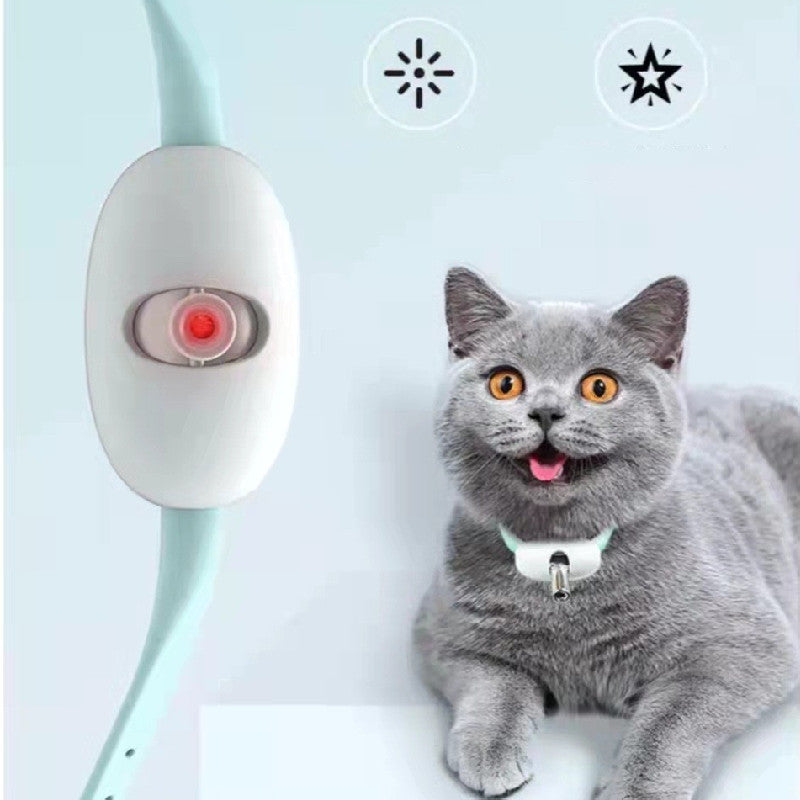 Smart Laser Cat Collar Toy | Hands-Free Interactive USB Rechargeable