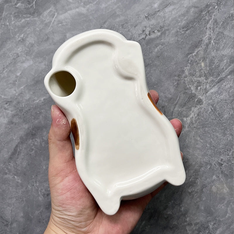 Ceramic Cat Soap Dish | Cute Bathroom Accessory