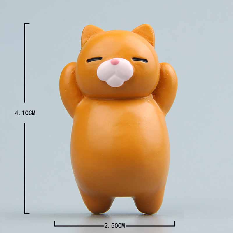 Cute Cat Resin Fridge Magnet | Cartoon Animal Home Decoration