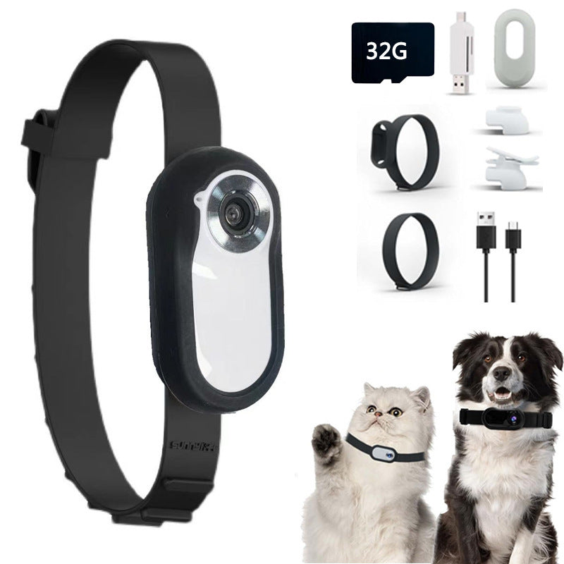 Pet Collar Camera | Wireless Indoor & Outdoor Recording for Cats & Dogs