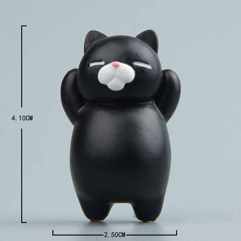 Cute Cat Resin Fridge Magnet | Cartoon Animal Home Decoration