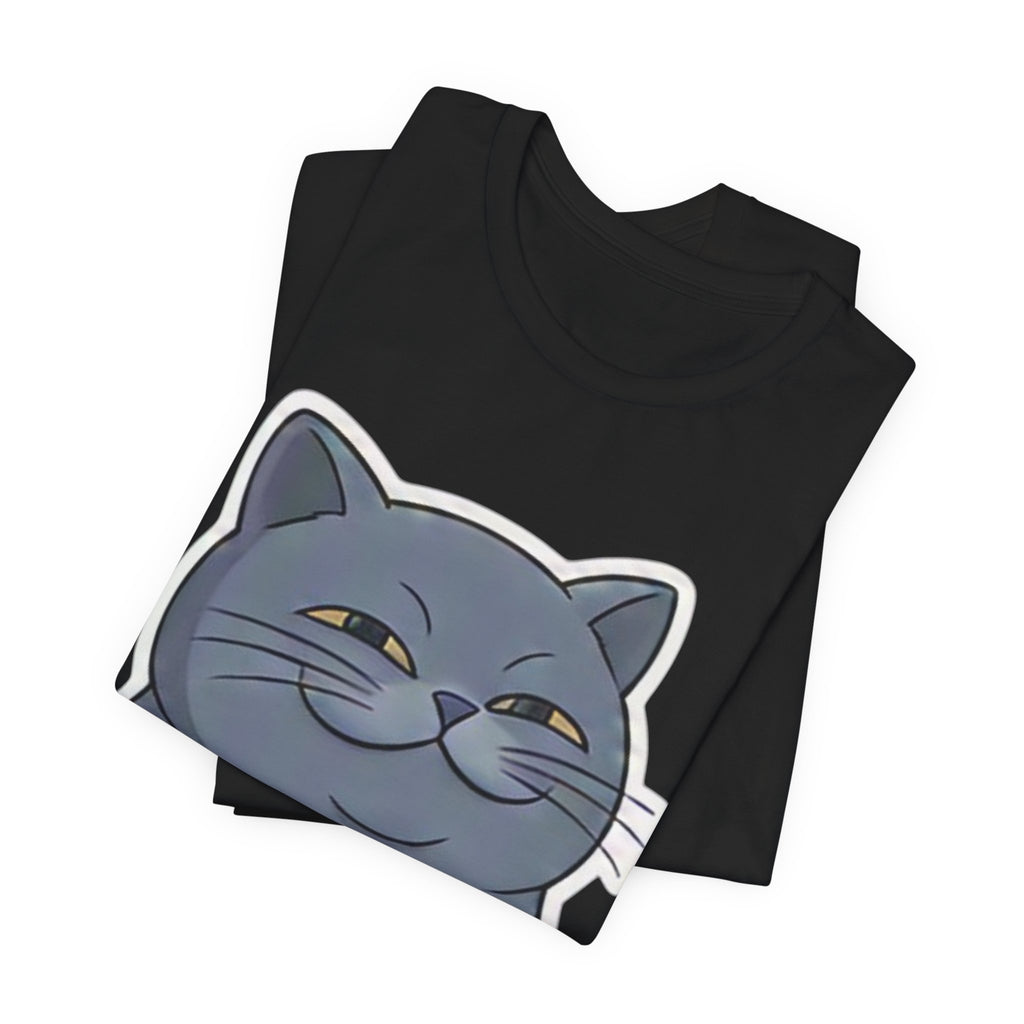 Smirking Cat Face I Know The Answer I'm Just Too Lazy To Tell You Tee
