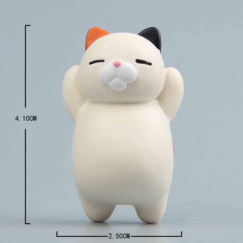 Cute Cat Resin Fridge Magnet | Cartoon Animal Home Decoration