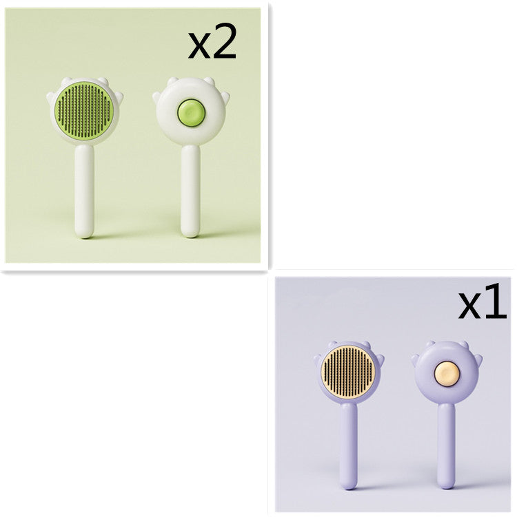 Pet Grooming Comb with Hair Removal & Massage | Cat & Dog Deshedding Brush