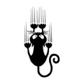 Funny Cat Car Sticker | Reflective PET Decal for Cat Lovers
