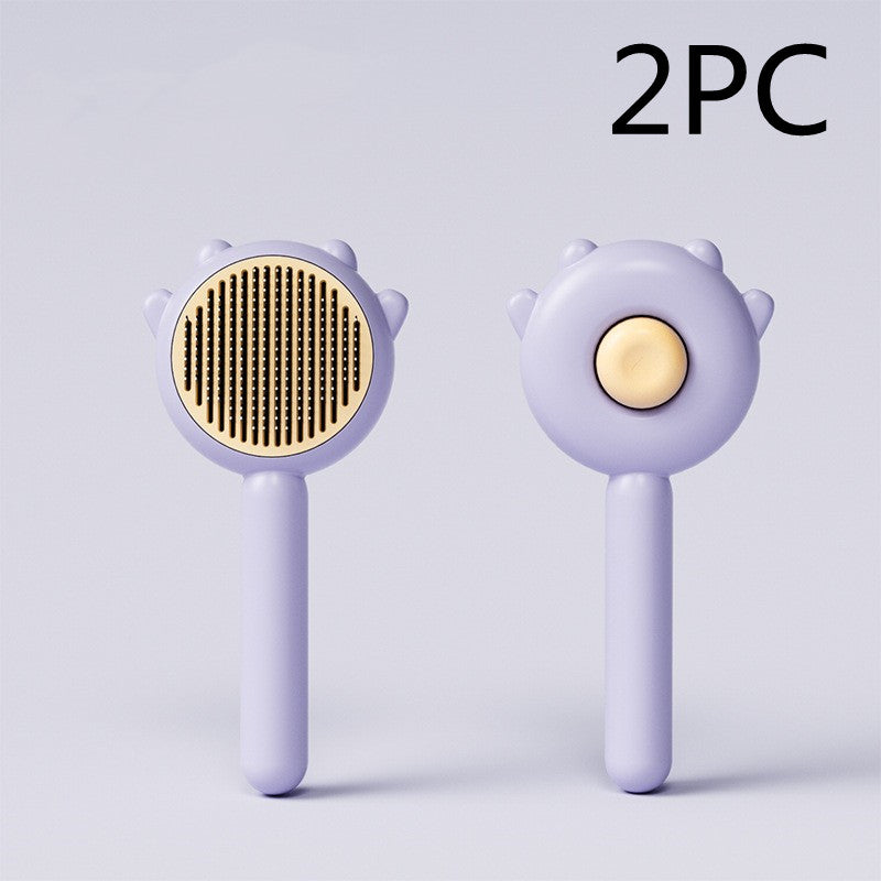 Pet Grooming Comb with Hair Removal & Massage | Cat & Dog Deshedding Brush