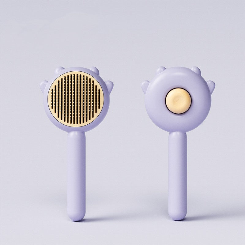 Pet Grooming Comb with Hair Removal & Massage | Cat & Dog Deshedding Brush