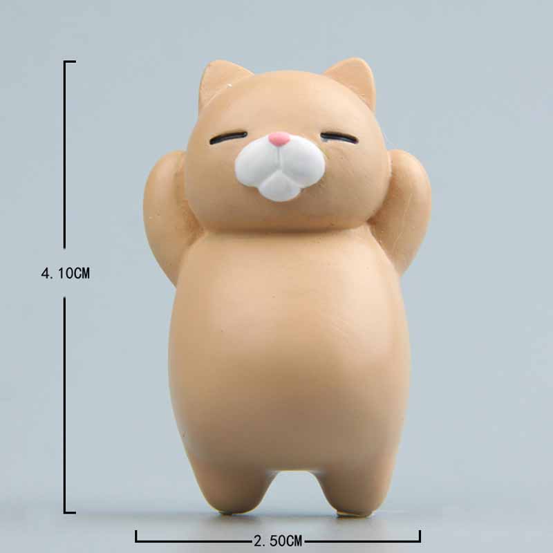 Cute Cat Resin Fridge Magnet | Cartoon Animal Home Decoration