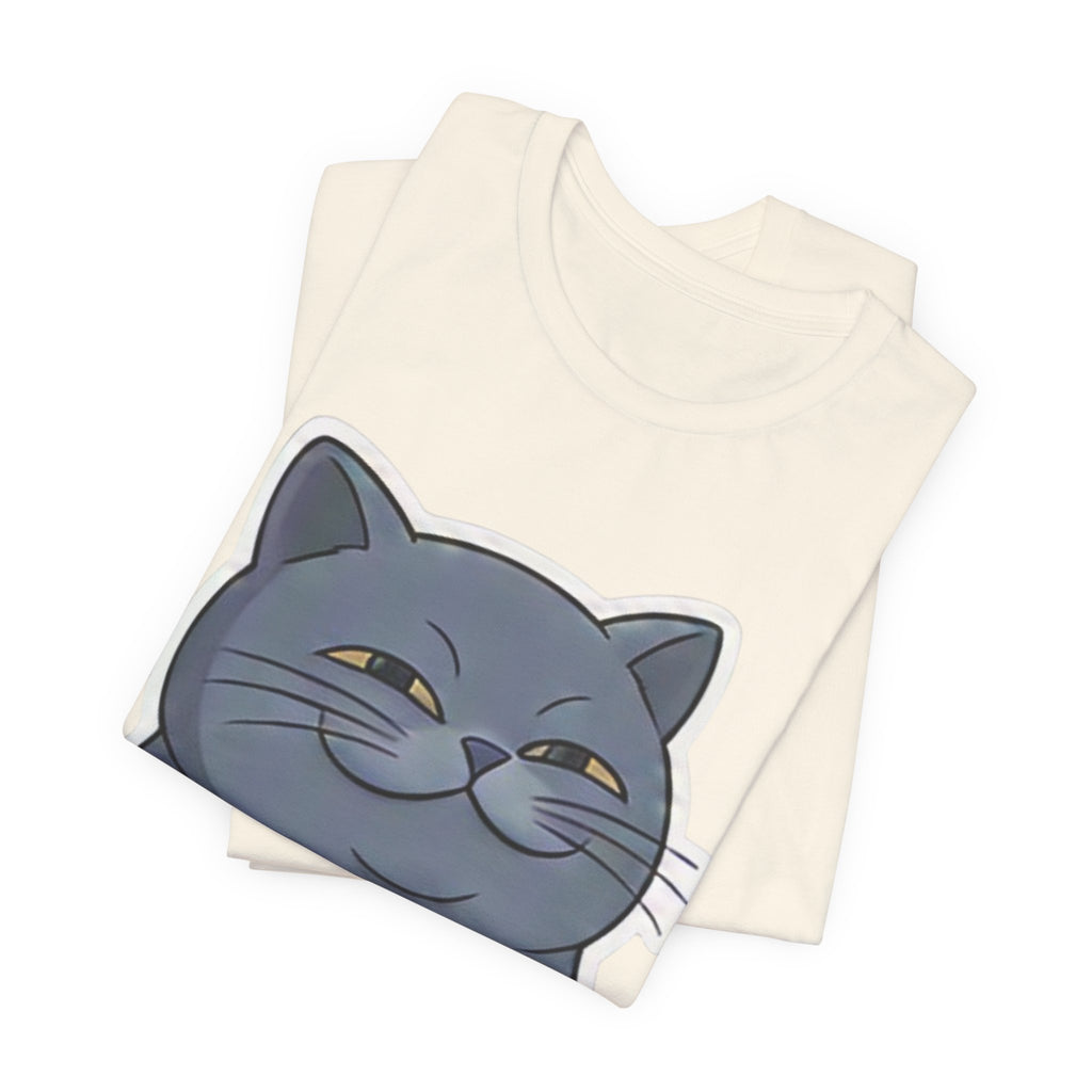 Smirking Cat Face I Know The Answer I'm Just Too Lazy To Tell You Tee