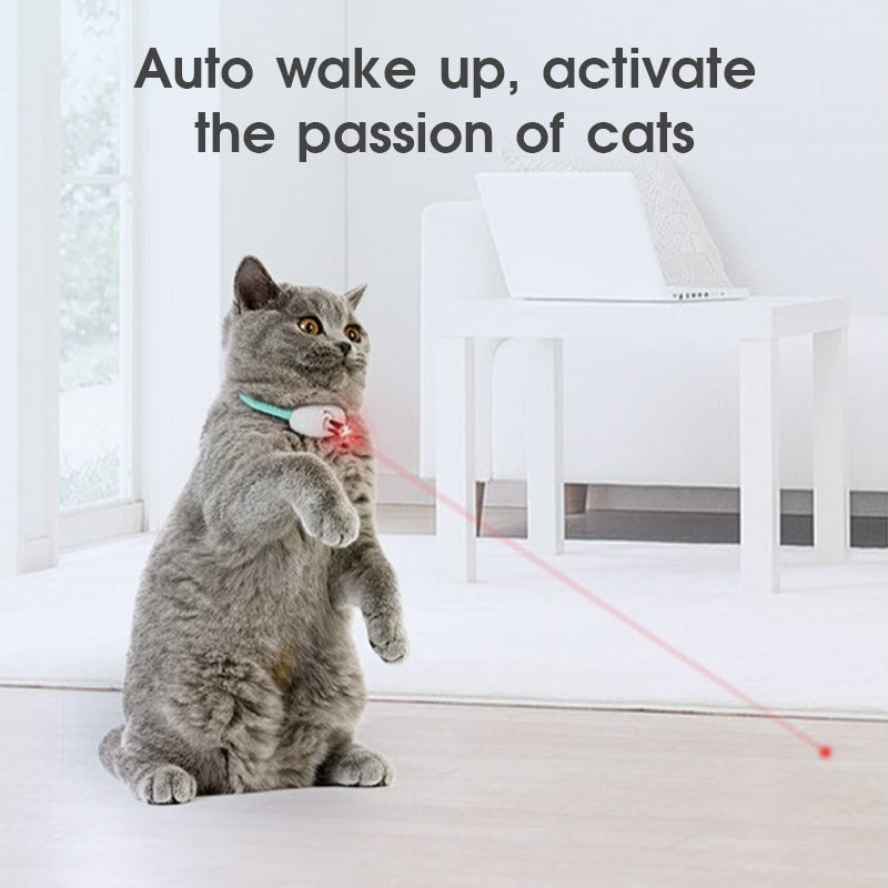 Smart Laser Cat Collar Toy | Hands-Free Interactive USB Rechargeable
