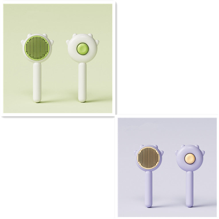 Pet Grooming Comb with Hair Removal & Massage | Cat & Dog Deshedding Brush