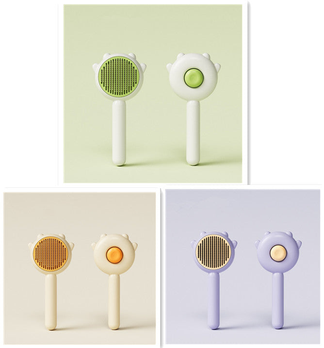 Pet Grooming Comb with Hair Removal & Massage | Cat & Dog Deshedding Brush