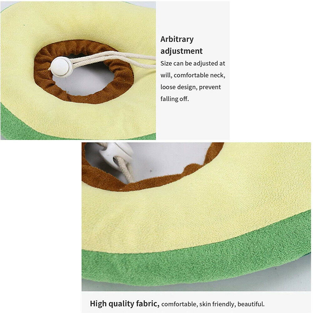 Cute Fruit Recovery Collar for Cats & Dogs | Soft Adjustable E-Collar After Surgery