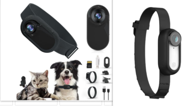 Pet Collar Camera | Wireless Indoor & Outdoor Recording for Cats & Dogs