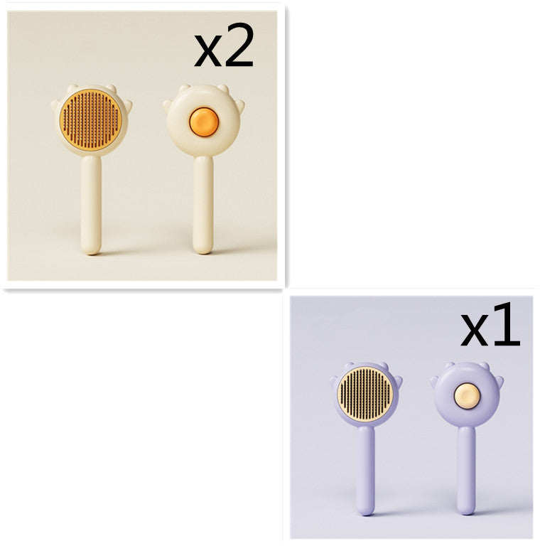 Pet Grooming Comb with Hair Removal & Massage | Cat & Dog Deshedding Brush