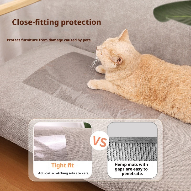 Anti-Scratch Cat Sofa Protector Stickers | 5-Pack PVC Guard for Fabric & Leather Sofas