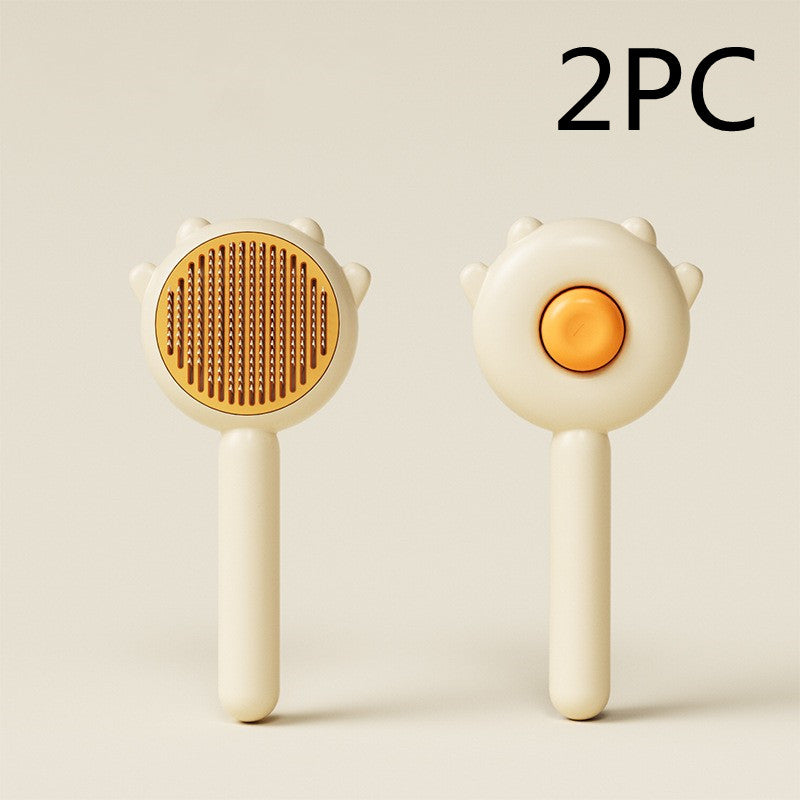 Pet Grooming Comb with Hair Removal & Massage | Cat & Dog Deshedding Brush