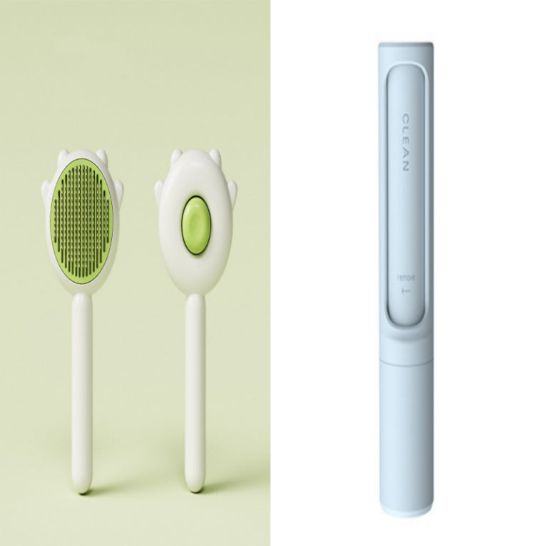 Pet Grooming Comb with Hair Removal & Massage | Cat & Dog Deshedding Brush